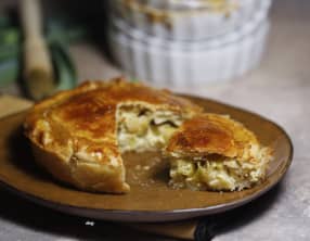 Flamiche picarde aux poireaux