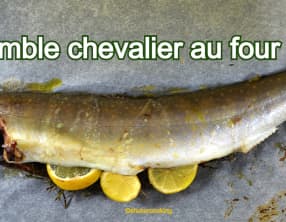 Omble chevalier au four