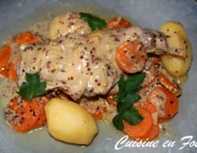 Lapin à la moutarde au multicuiseur