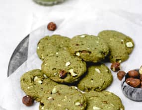 Biscuits au thé matcha vegan