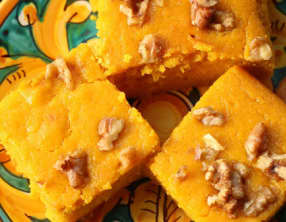 Gâteau de semoule à la mangue