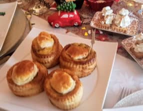 Vols au vent de volaille et crème de Cyril Lignac