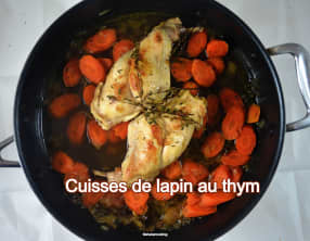 Cuisses de lapin au thym