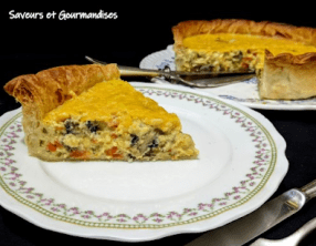 Quiche aux légumes et fromages