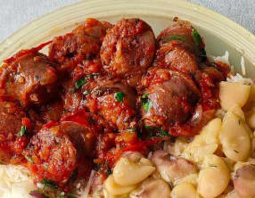 Rougail saucisses réunionnais