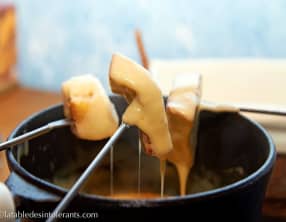 Fondue savoyarde sans gluten ni lactose