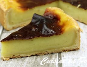 Flan à la vanille de Yann Couvreur