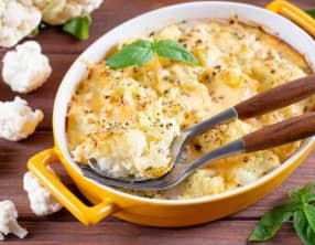 Gratin de chou-fleur au gorgonzola et parmesan