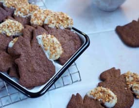 Biscuits écureuils aux noisettes