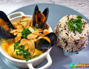 Blanquette de saumon et moules