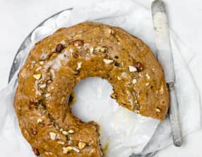 Gâteau Bundt aux bananes vegan