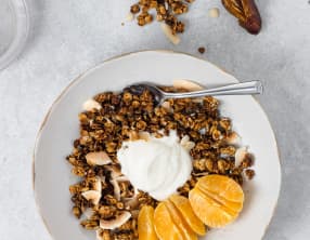 Granola aux dattes vegan