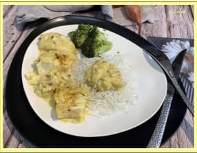 Filets de cabillaud au curry