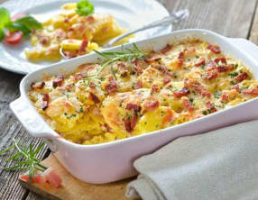 Gratin de pommes de terre et navet