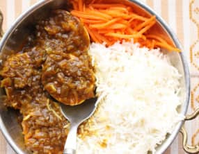 Curry léger d'oeufs au tamarin