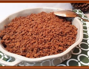 Crumble ananas et spéculoos