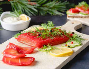Saumon gravlax maison