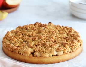 Tarte crumble aux pommes