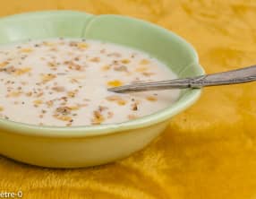 Crème de radis noirs aux oranges