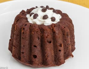 Fondant au chocolat et à la crème de marron