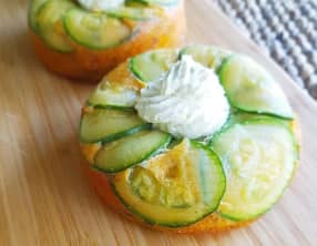 Invisible courgettes chorizo façon donuts