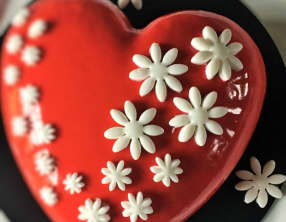 Gâteau love framboise passion