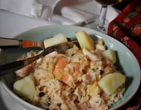 Choucroute de la mer vite fait bien fait