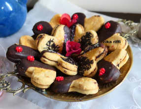 Biscuits sablés coeur fondant