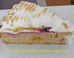 Tarte renversée citron myrtille