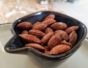 Amandes grillées à la fleur de sel