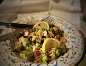 Brocolis grillés au piment et à l’ail 