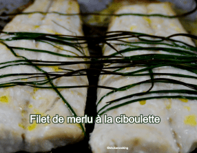 Filet de merlu à la ciboulette