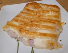 La tresse feuilletée jambon mozza