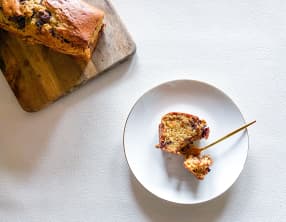 Cake Moelleux aux pépites de chocolat Healthy