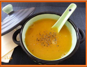 Velouté printanier au cumin