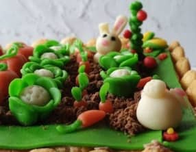 Charlotte poires chocolat façon gâteau potager