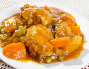 Blanquette de poulet et légumes