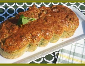 Cake aux fanes de radis