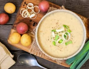 Crème de poireaux et pommes de terre