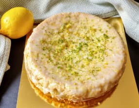 Génoise fourrée au citron