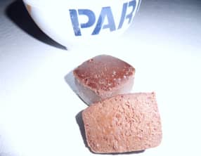 Fondant chocolat noir et ricotta