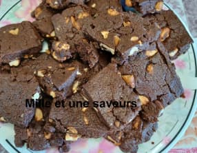 Sablés chocolat, cacahuètes salées