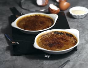 Crèmes brûlées à la chicorée