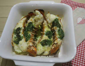 Queues de langoustes rôties