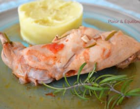 Lapin au romarin et à la bière