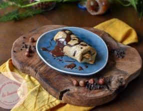 Crêpes au four marron et chocolat