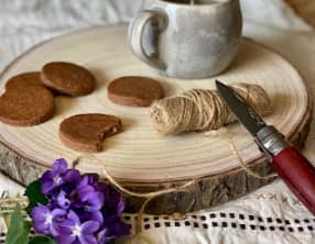 Sablés chocolat cannelle avec une pointe de fleur de sel