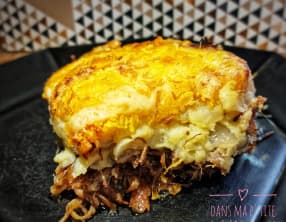 Parmentier de canard aux légumes anciens