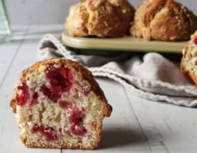 Muffins framboises crumble