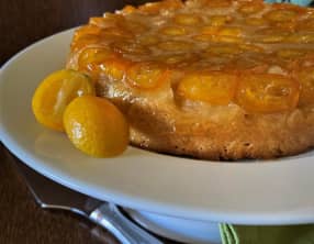 Gâteau renversé aux kumquats